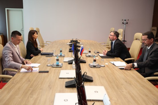 Chair of the Committee for foreign affairs of the House of Representatives Darijana Filipović held a meeting with the ambassador of the Republic of Slovenia in BiH